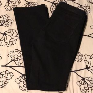 Express Barely Boot Low Rise Black Jeans